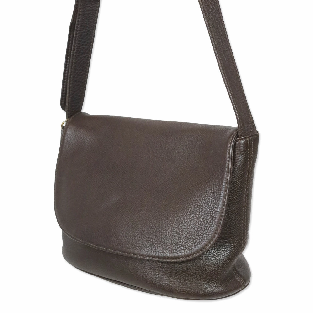 Coach Sonoma Brown Leather Flap Crossbody Bag