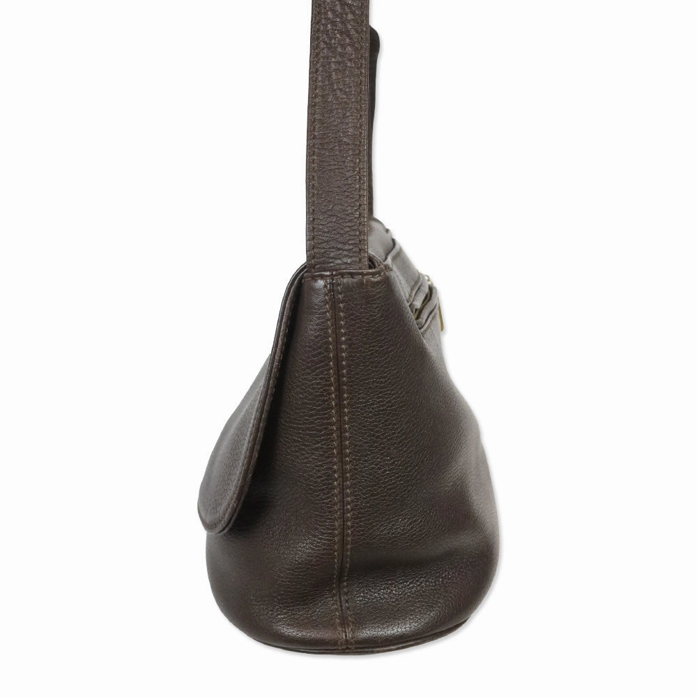 Coach Sonoma Brown Leather Flap Crossbody Bag