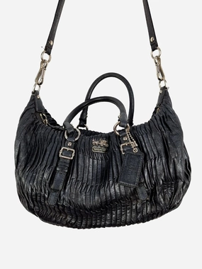 Coach Sophia Satchel Gathered Leather Bag