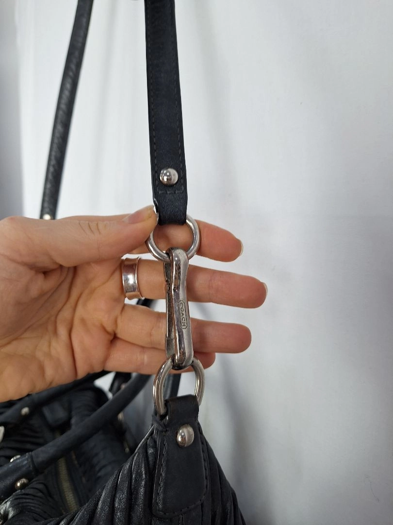 Coach Sophia Satchel Gathered Leather Bag