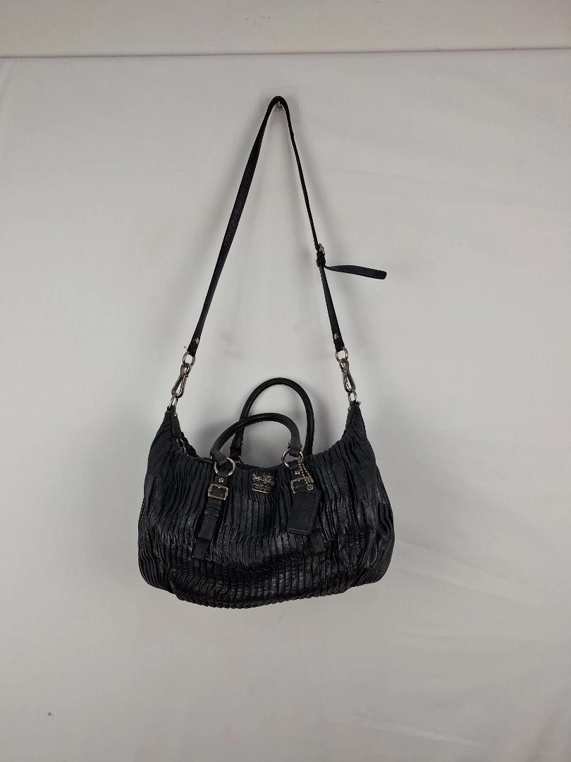 Coach Sophia Satchel Gathered Leather Bag