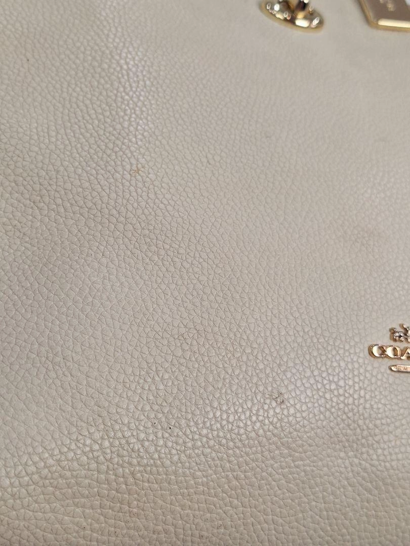 Coach Turnlock Gold Chain Tote Bag