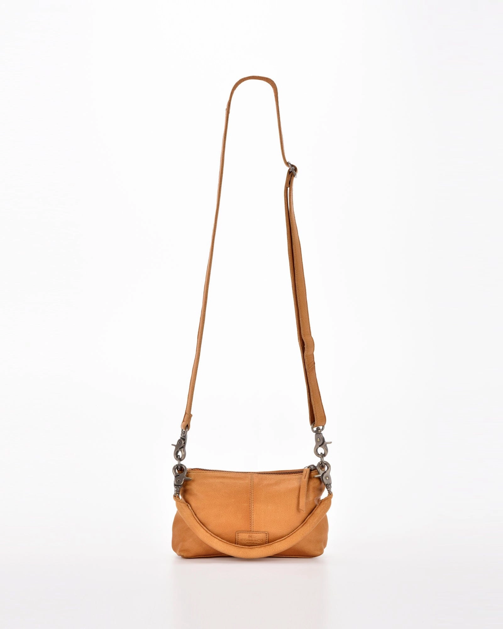 COBB & CO Durack Woven Leather Shoulder Crossbody Bag