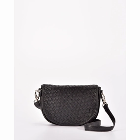 COBB & CO Surrey Woven Leather Crossbody
