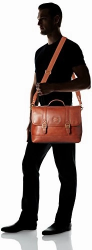 Cole Haan Men'S Van Buren Leather Briefenger, British Tan