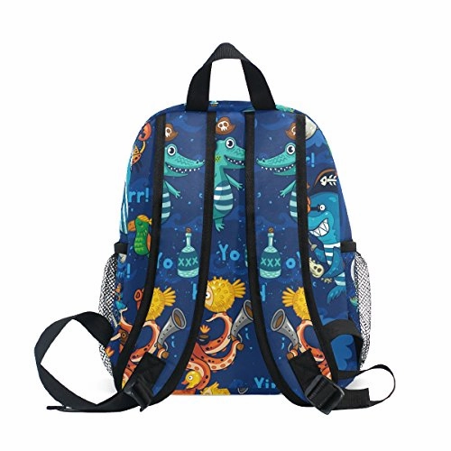 ColourLife Kids Preschool Book bag Underwater Pirates Backpack School Bag for Girls Boys
