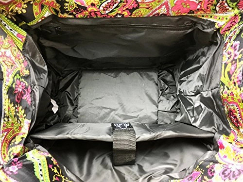 Computer/Laptop Rolling Bag 4 Wheel Case Paisley Green