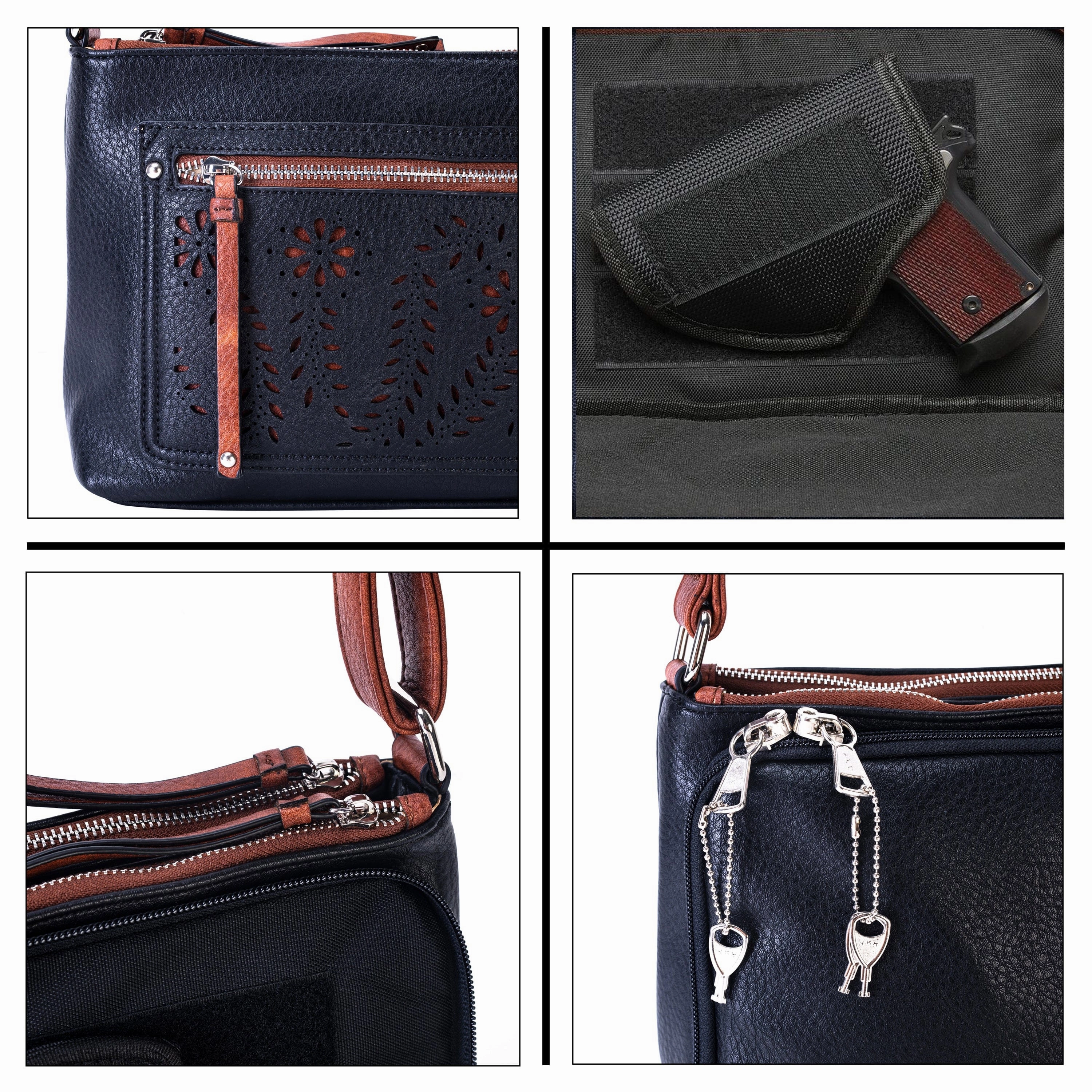 Concealed Carry Hailey Crossbody by Lady Conceal