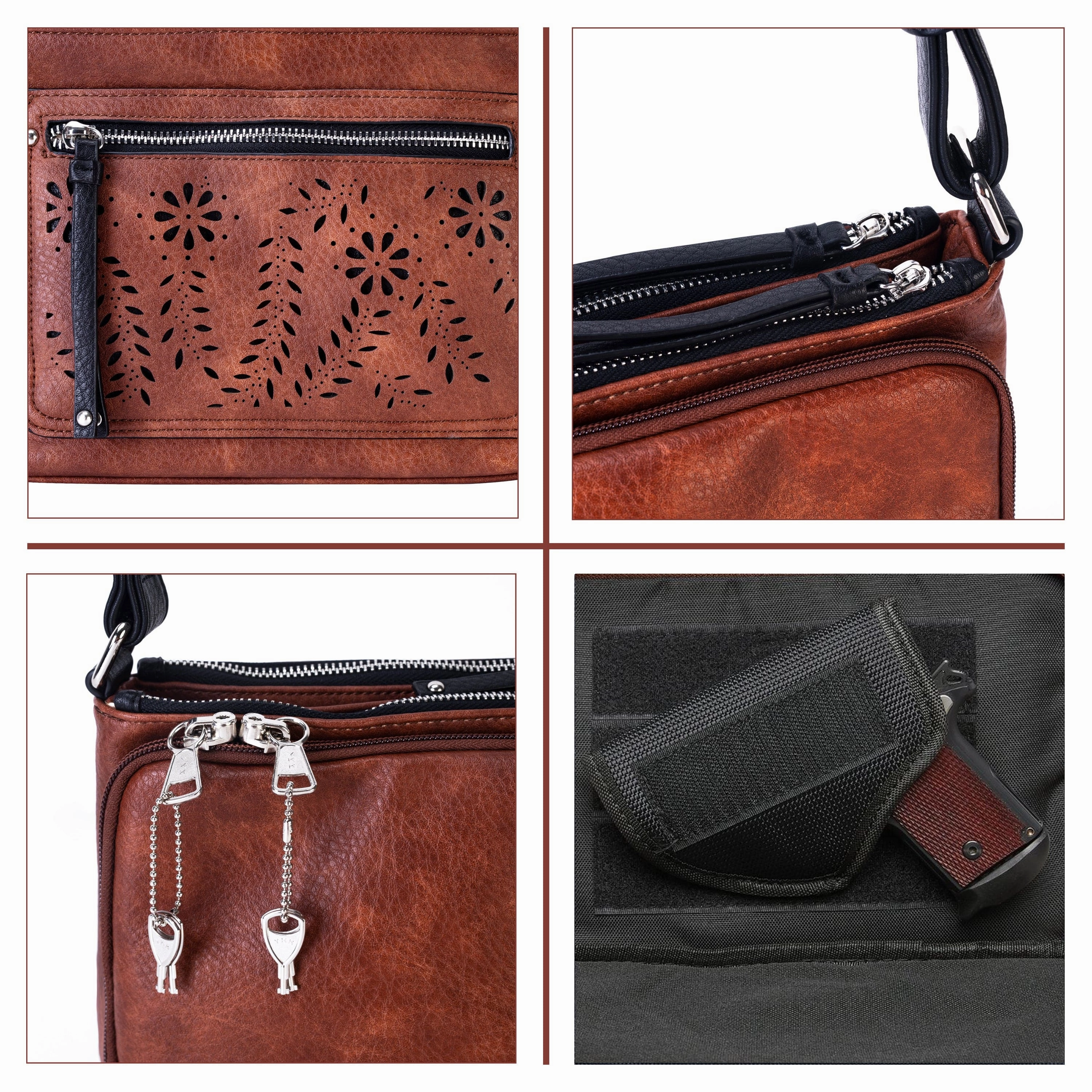Concealed Carry Hailey Crossbody by Lady Conceal