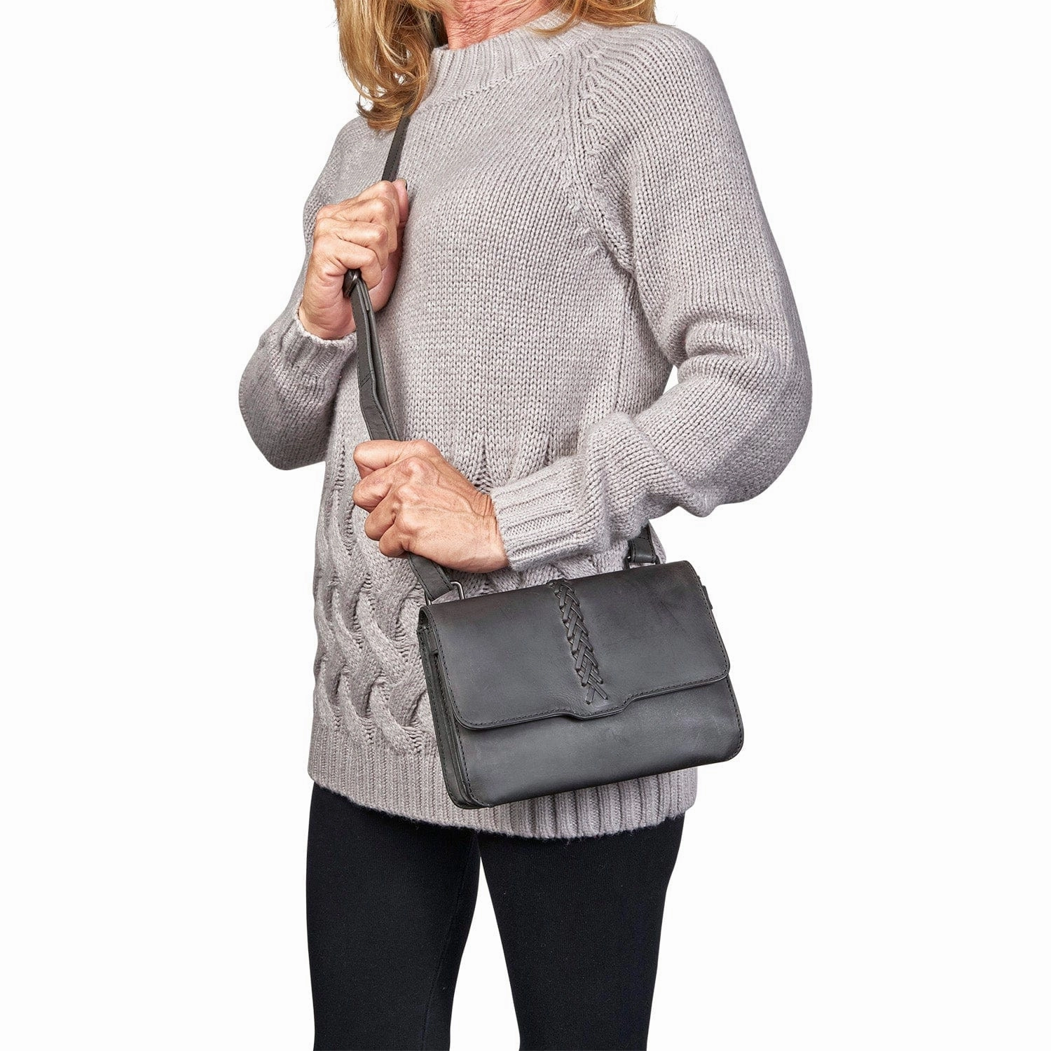 Concealed Carry Jolene Leather Crossbody Organizer by Lady Conceal