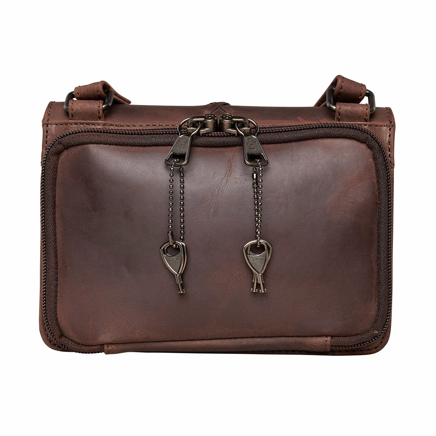 Concealed Carry Jolene Leather Crossbody Organizer by Lady Conceal