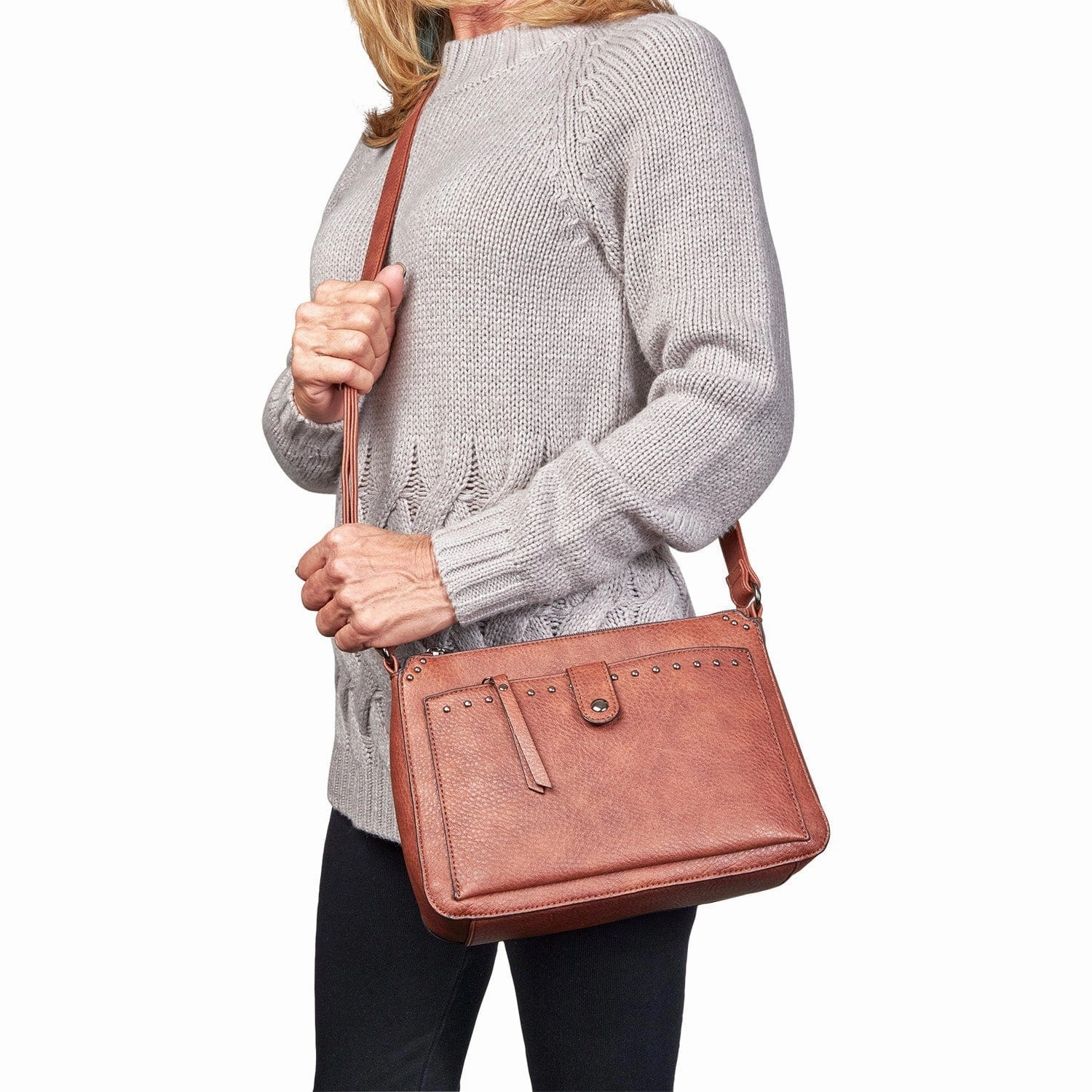 Concealed Carry Kinsley Crossbody with RFID Slim Wallet by Lady Conceal