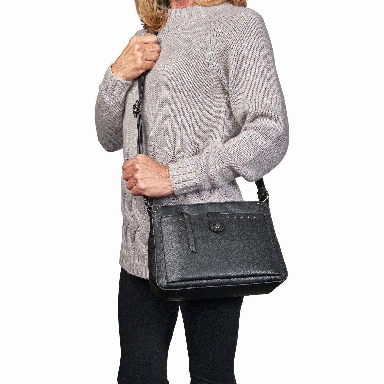 Concealed Carry Kinsley Crossbody with RFID Slim Wallet by Lady Conceal