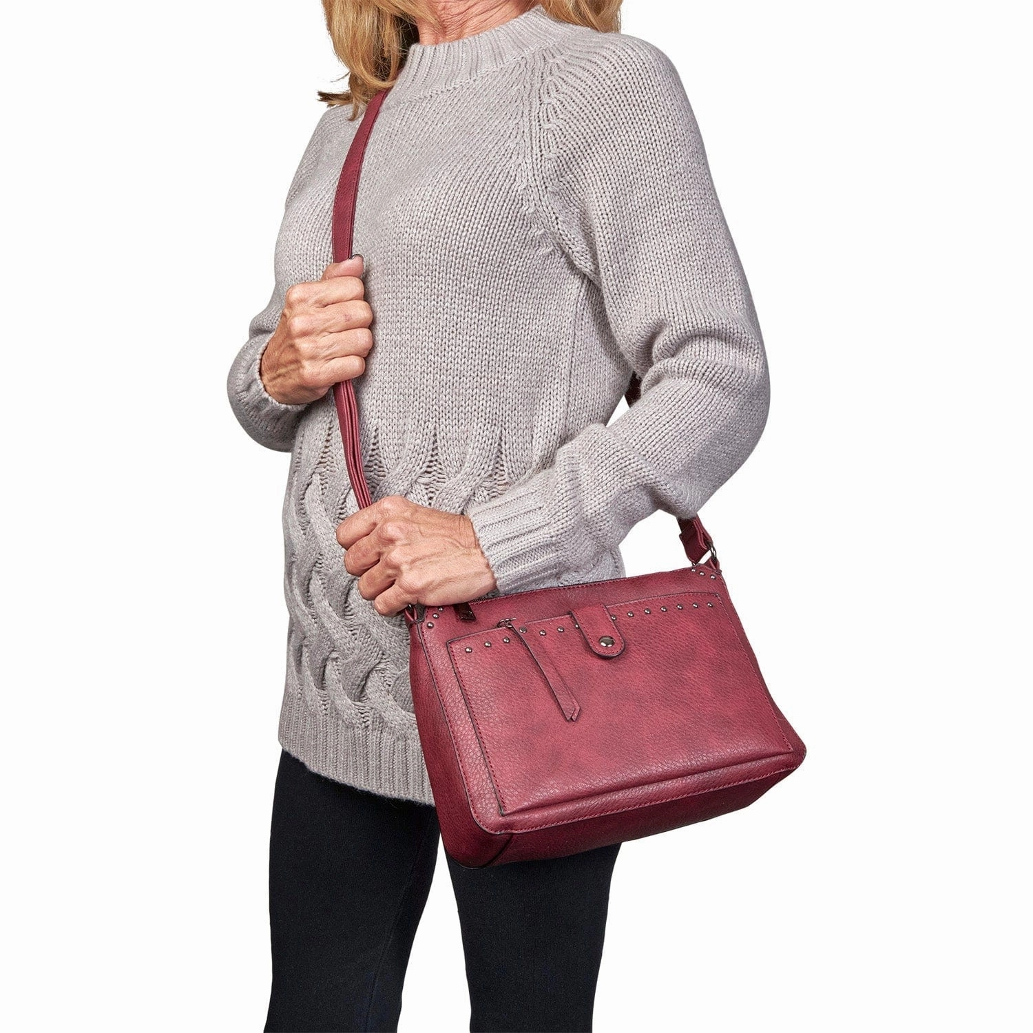 Concealed Carry Kinsley Crossbody with RFID Slim Wallet by Lady Conceal