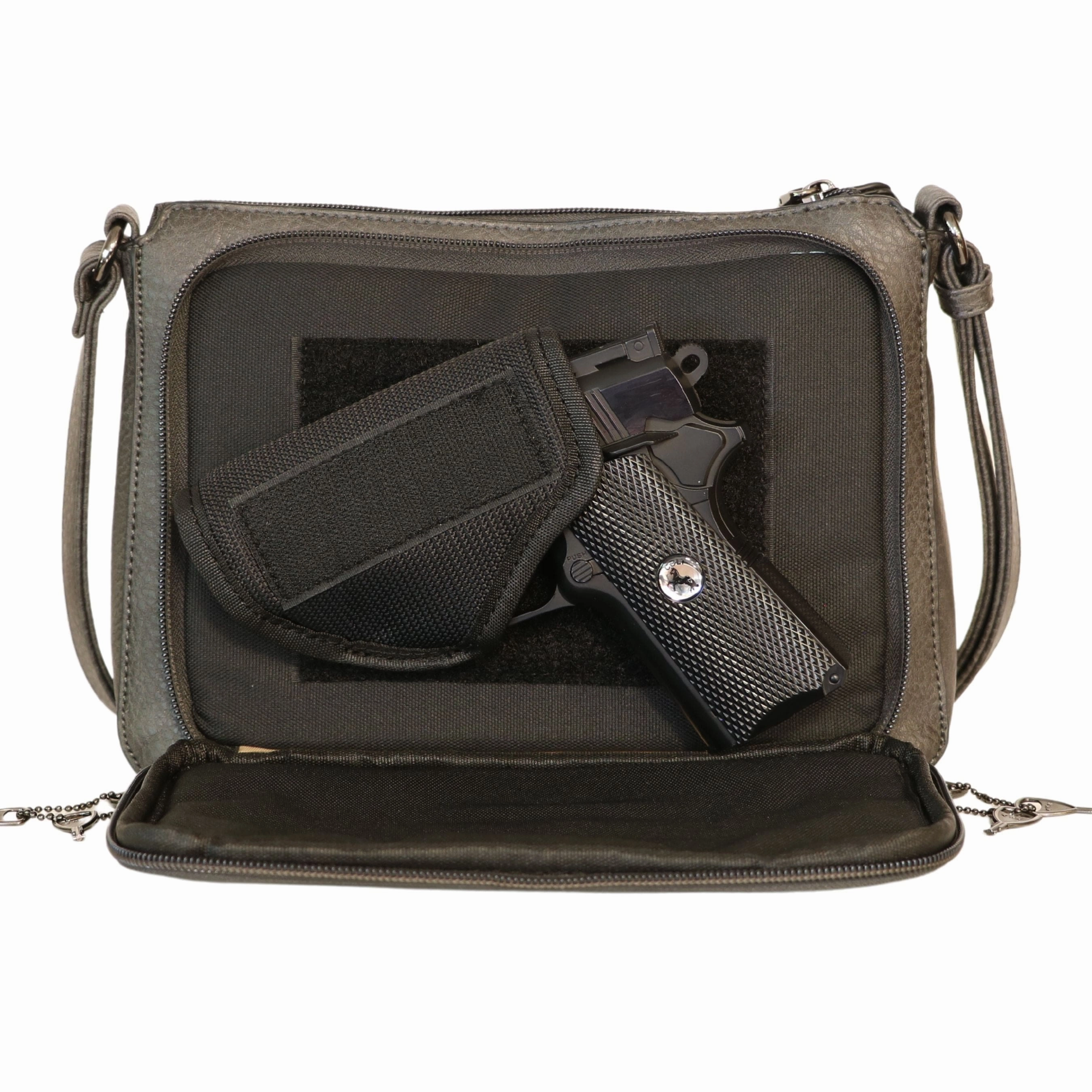 Concealed Carry Kinsley Crossbody with RFID Slim Wallet by Lady Conceal