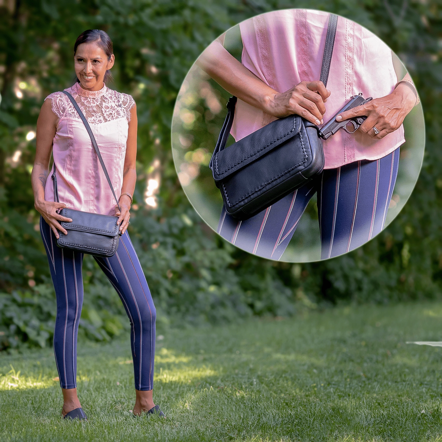 Concealed Carry Parker Crossbody by Lady Conceal