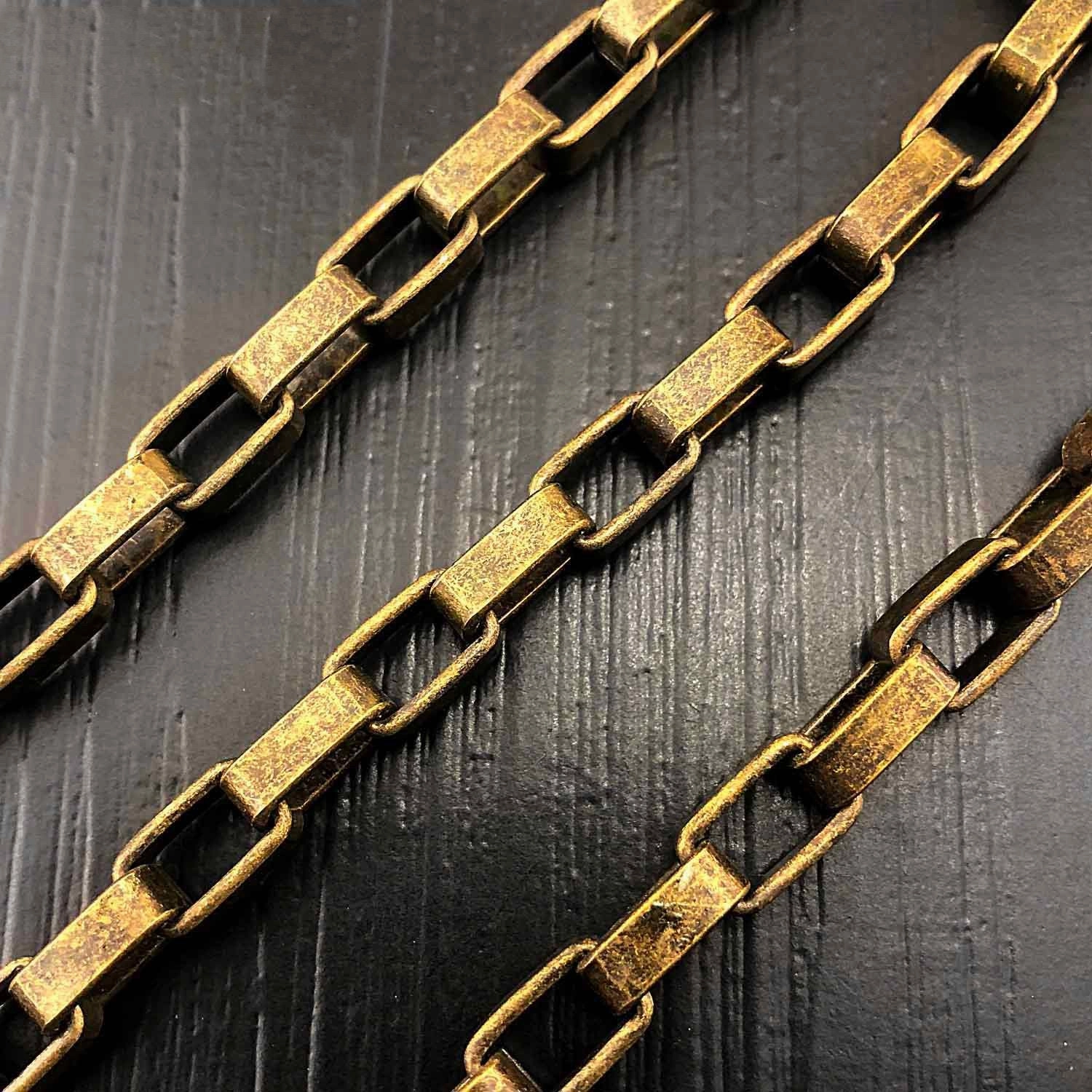 Cool Brass Gold Mens Wallet Chain Biker Wallet CHain Pants Chain jeans chain jean chain For Men