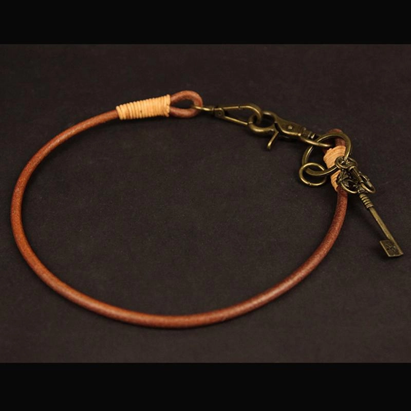 Cool Leather Biker Wallet Chain Pants Chain Buckle Rope jeans chain jean chain For Men