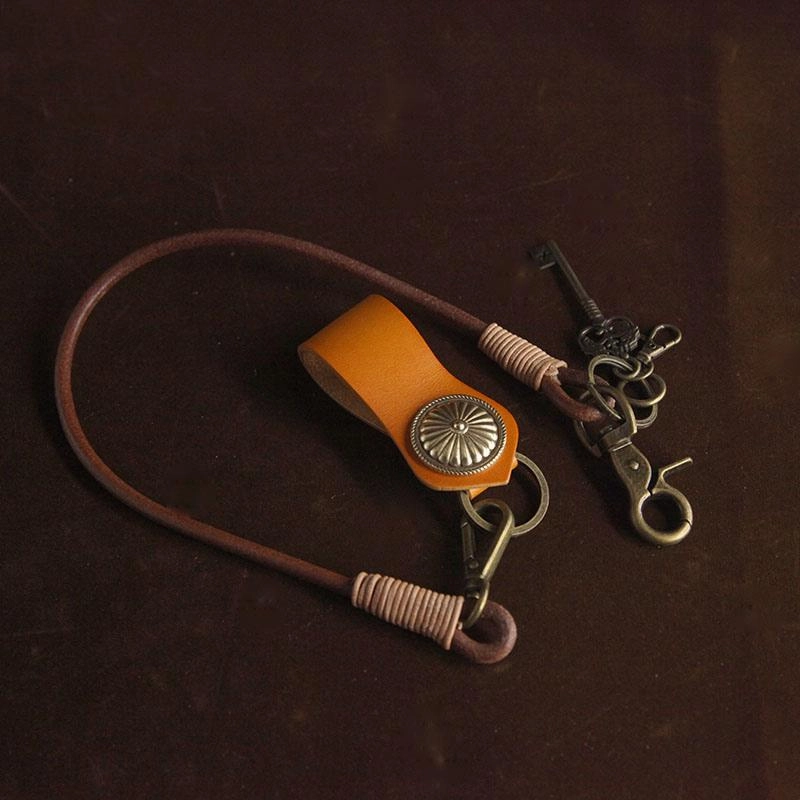 Cool Leather Biker Wallet Chain Pants Chain Buckle Rope jeans chain jean chain For Men