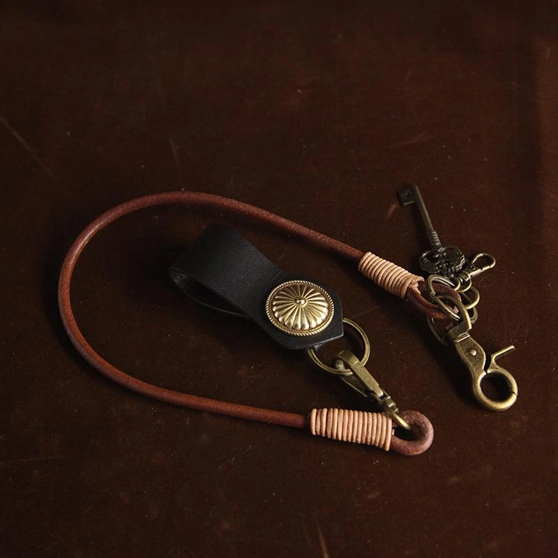 Cool Leather Biker Wallet Chain Pants Chain Buckle Rope jeans chain jean chain For Men