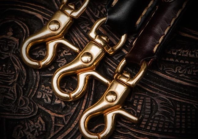 Cool Leather Braided Biker Chain Carp Wallet Chain for Chain Wallet Biker Wallet