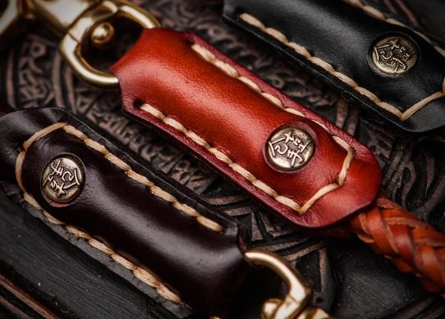 Cool Leather Braided Biker Wallet Chain for Chain Wallet Biker Wallet Chain