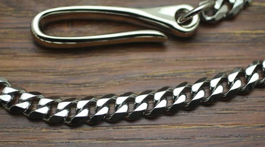Cool Men's Stainless Steel Silver Long 21 Pants Chain Biker Wallet Chain For Men