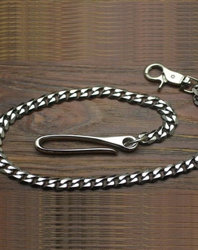 Cool Men's Stainless Steel Silver Long 21 Pants Chain Biker Wallet Chain For Men
