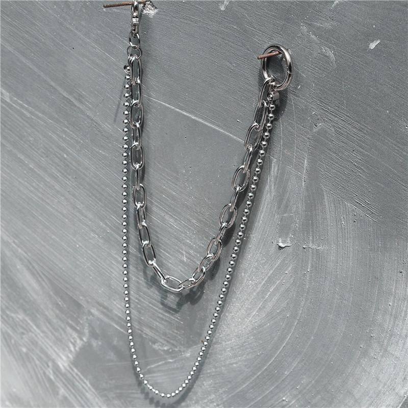 Cool Punk Mens Womens Double Long Pants Chain Wallet Chain jeans chain jean chain For Men