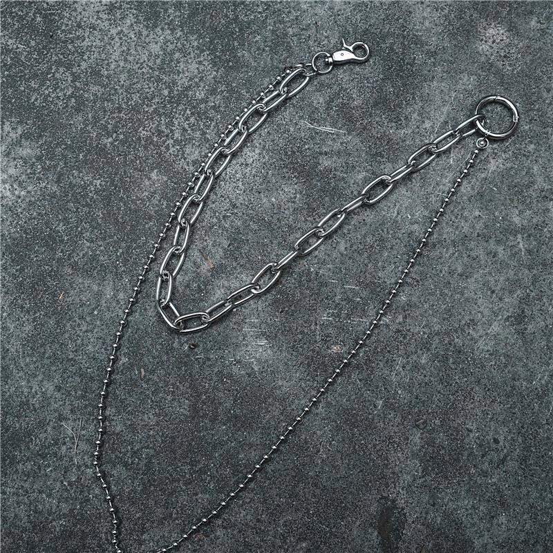 Cool Punk Mens Womens Double Long Pants Chain Wallet Chain jeans chain jean chain For Men