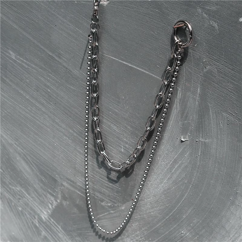 Cool Punk Mens Womens Double Long Pants Chain Wallet Chain jeans chain jean chain For Men