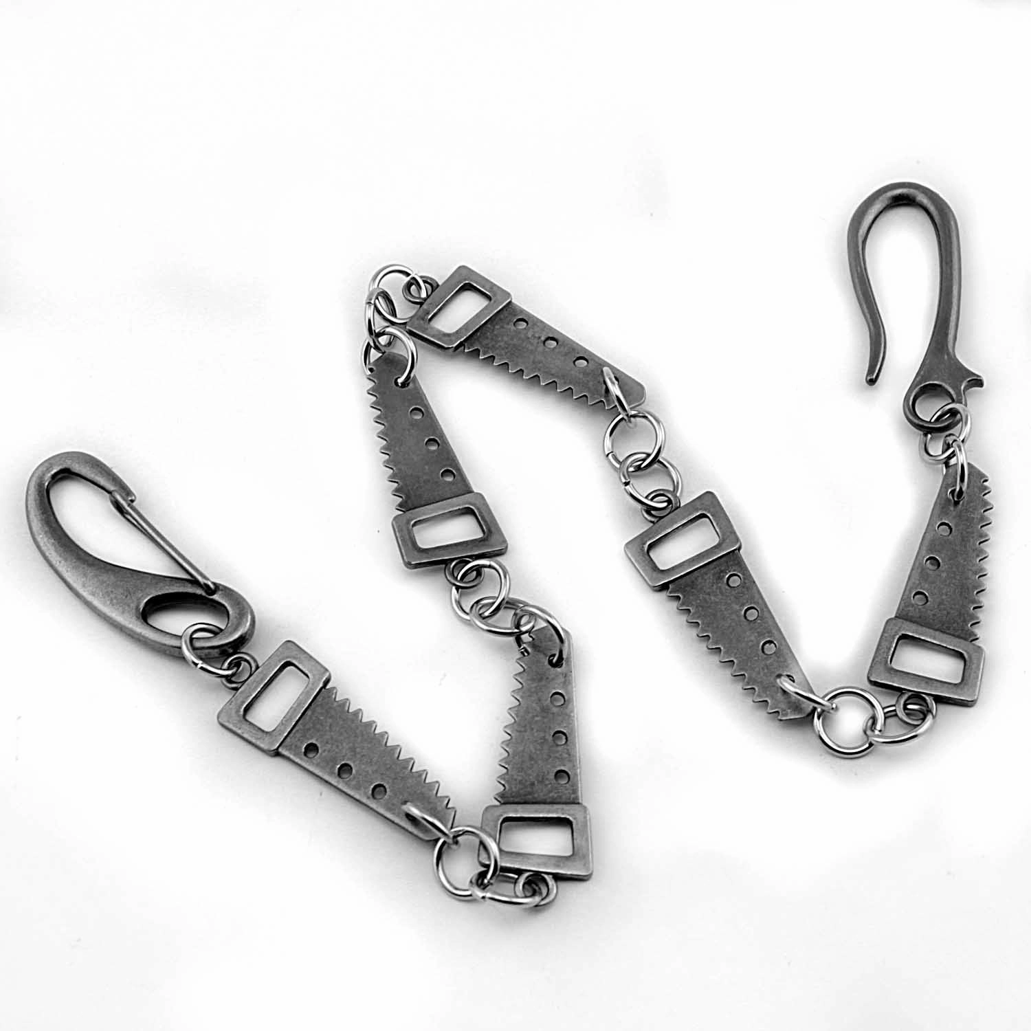 Cool SAW Silver Punk Pants Chain Wallet Chain jeans chain jean chain Biker Wallet Chain For Men