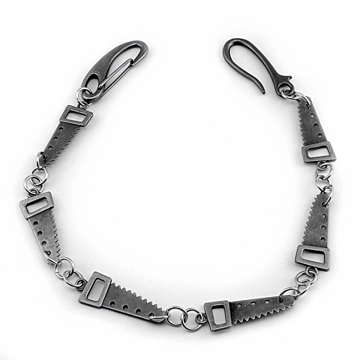 Cool SAW Silver Punk Pants Chain Wallet Chain jeans chain jean chain Biker Wallet Chain For Men