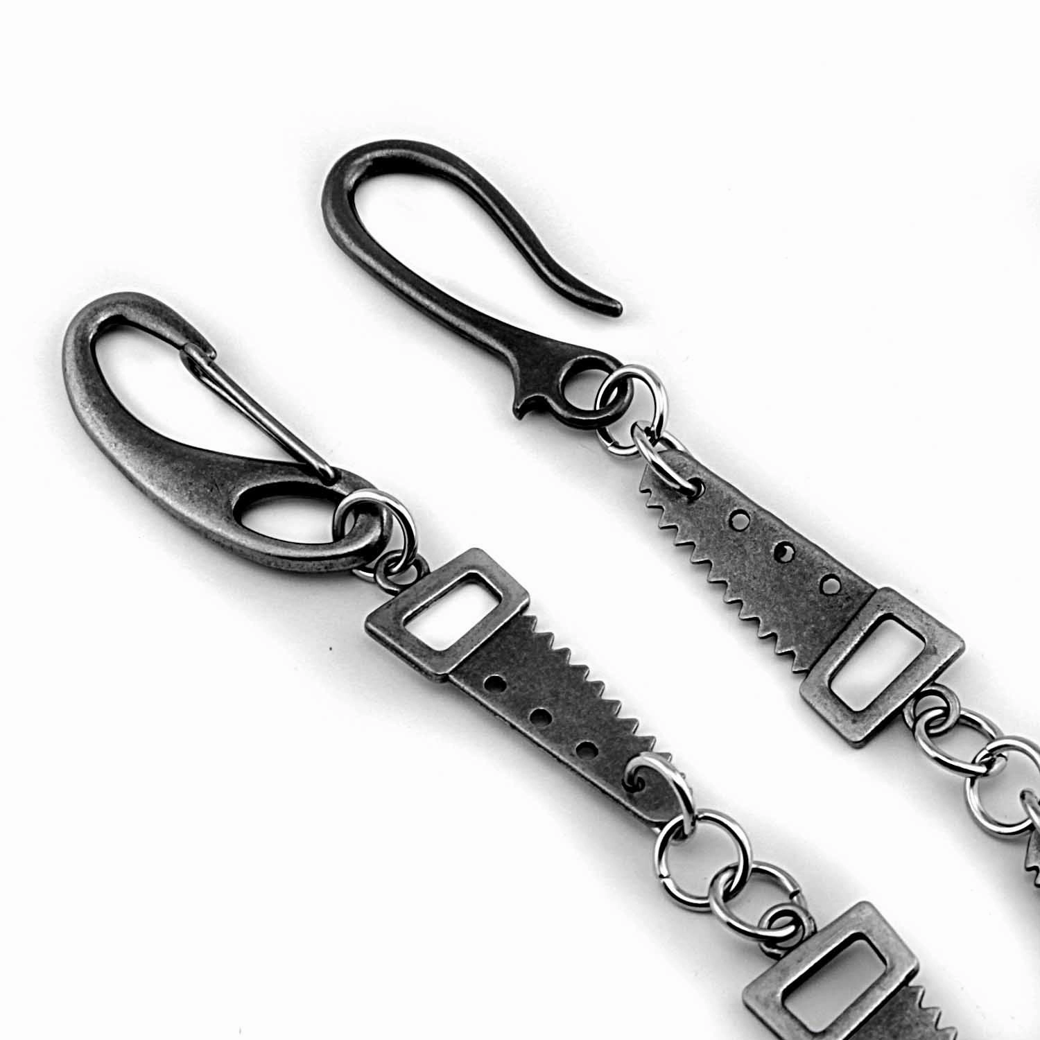 Cool SAW Silver Punk Pants Chain Wallet Chain jeans chain jean chain Biker Wallet Chain For Men