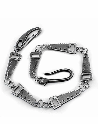 Cool SAW Silver Punk Pants Chain Wallet Chain jeans chain jean chain Biker Wallet Chain For Men