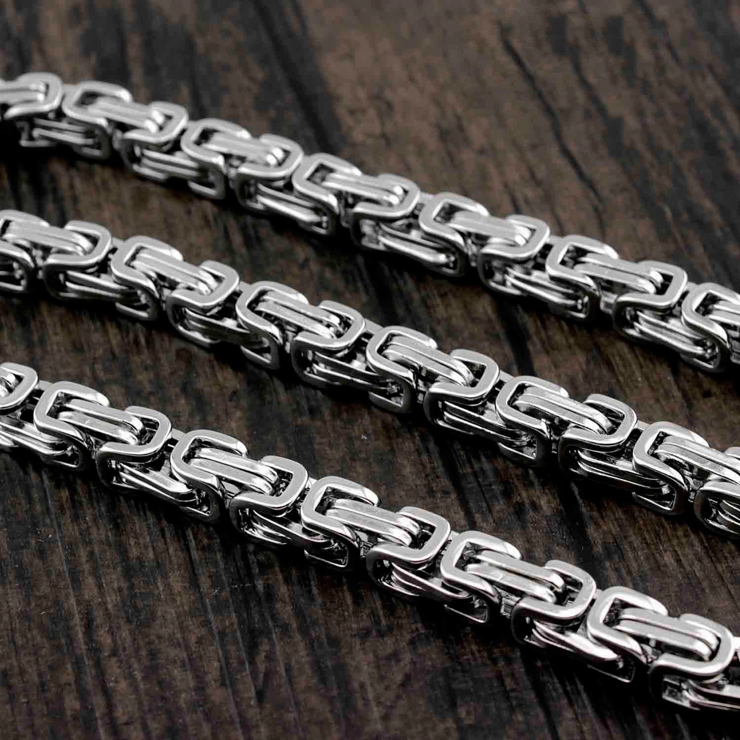 Cool Silver Dragon Stainless Steel Wallet CHain Long Biker Wallet CHain jeans chain jean chain For Men