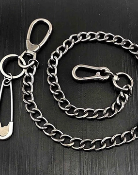 Cool Silver Mens STAINLESS STEEL Pants Chain Fashion Womens jeans chain jean chain Wallet Chain For Men
