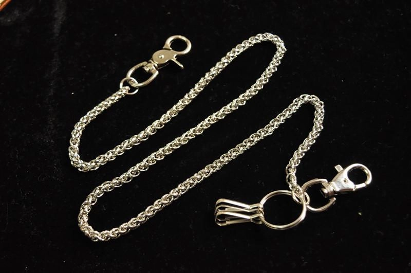 Cool Silver Punk Mens Key Chain Pants Chain Long Wallet Chain For Men
