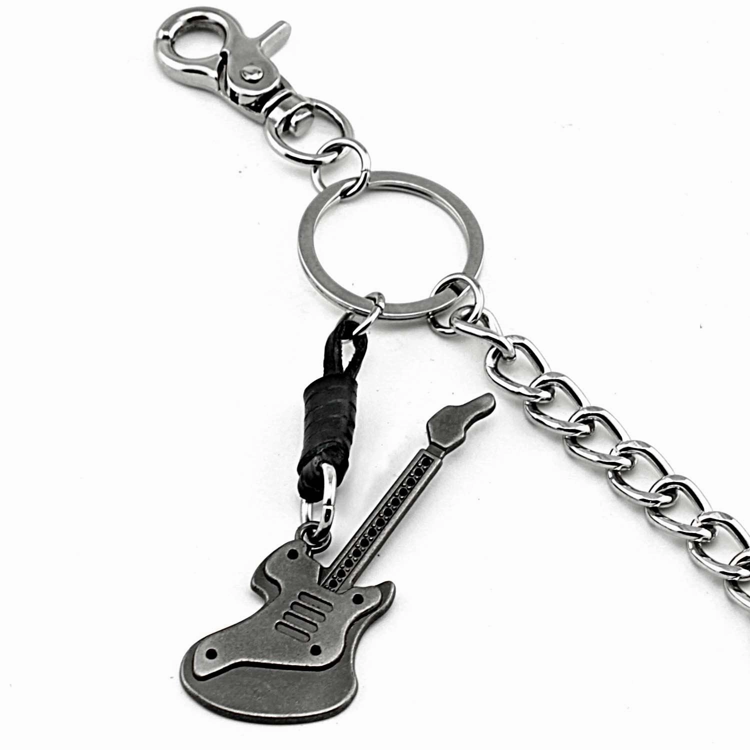 Cool Silver Punk Mens Wallet Chain Rock Biker Wallet Chain Pants Chain For Men