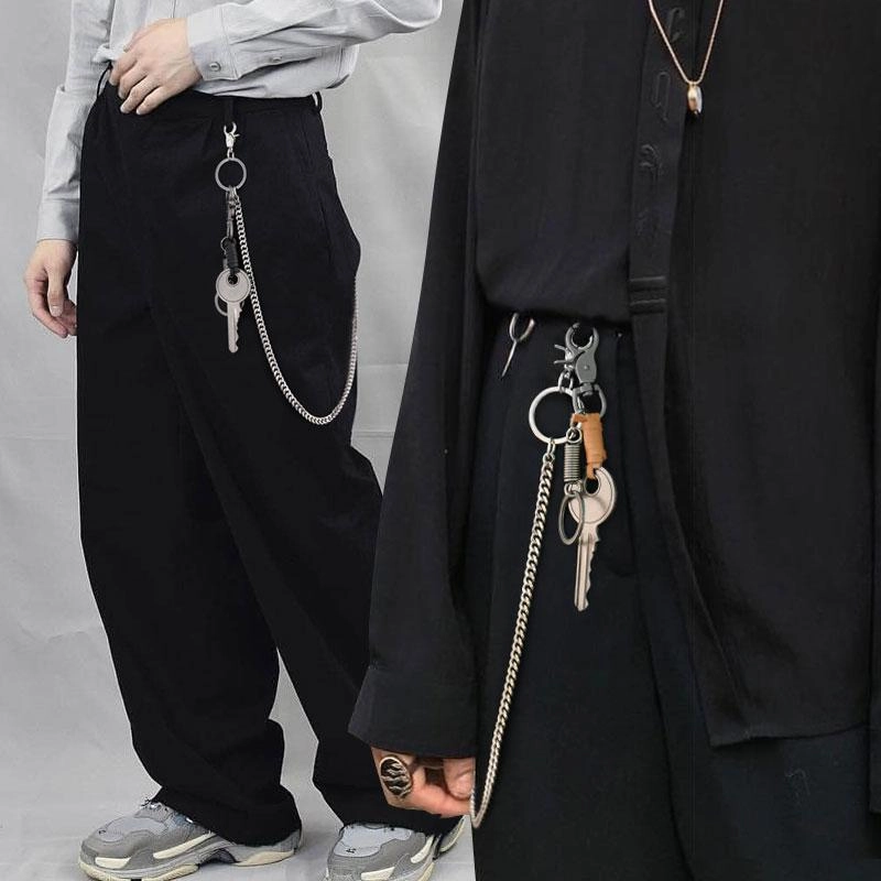 Cool Womens Mens Big Key Pants Chain jeans chain jean chain Biker Wallet Chain For Women