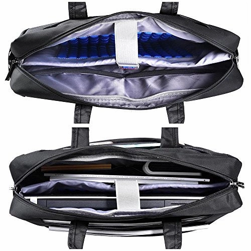 CoolBELL 15.6" Laptop Bag Notebook Carrying Case Shoulder Bubble Foam Padded Briefcase