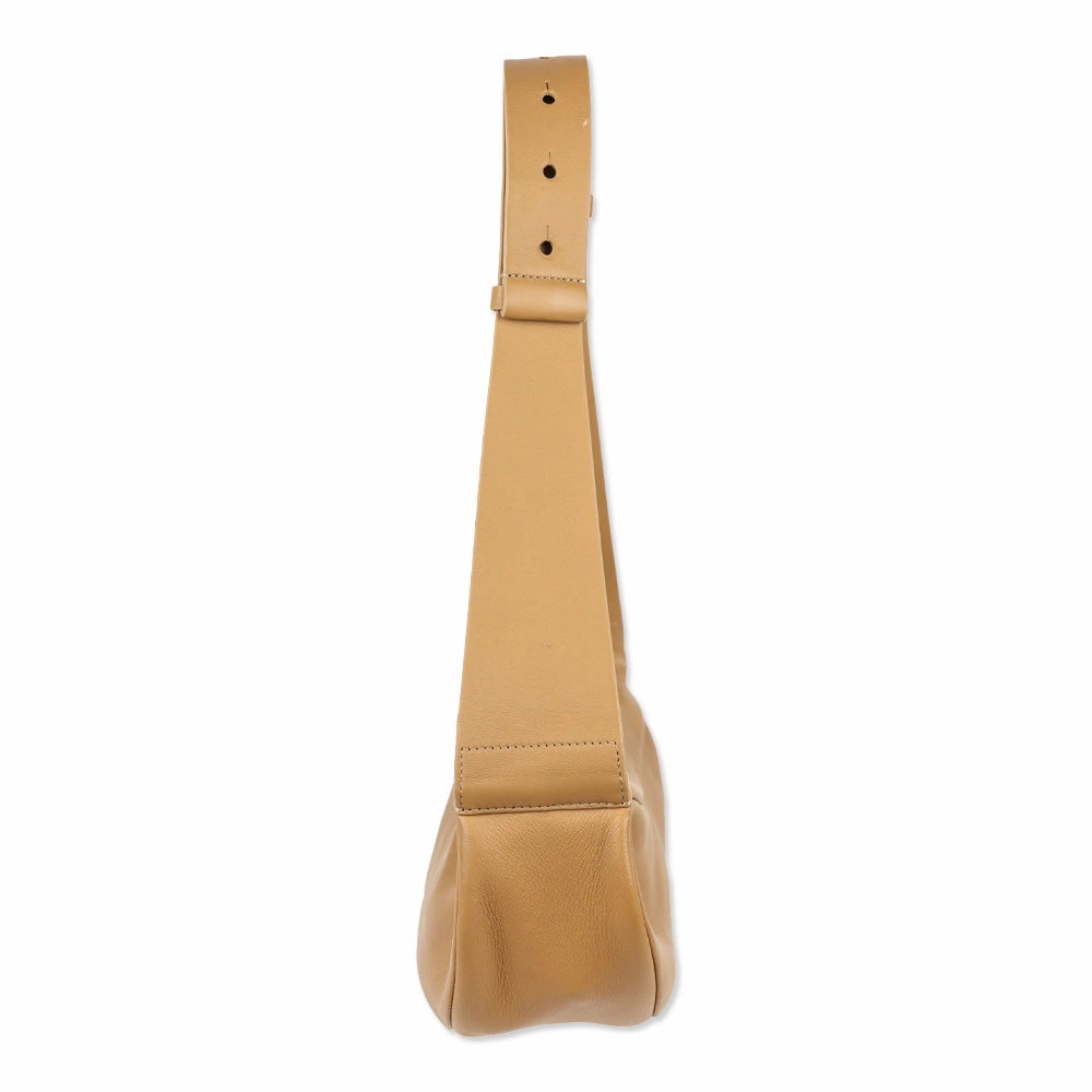 COS Beige Leather Swing Crossbody Bag