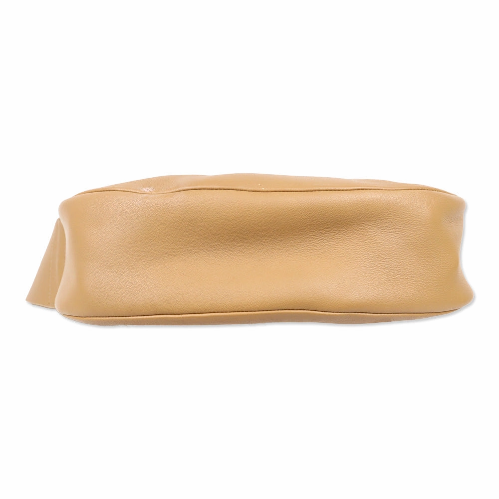 COS Beige Leather Swing Crossbody Bag