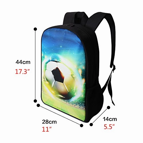 Crazytravel Teens Boys Girls Music Print Back To School Bookbag Backpacks For School