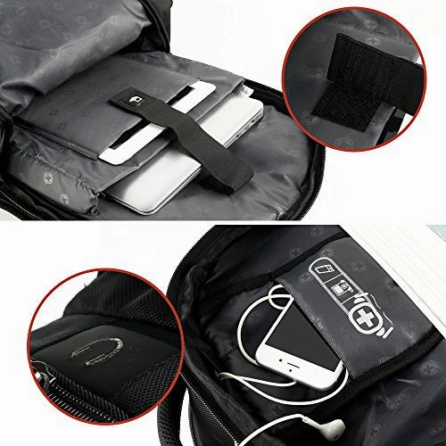 Crossgear Backpack With Lock Business Casual Large College School Daypack Laptops And Tablets Bag