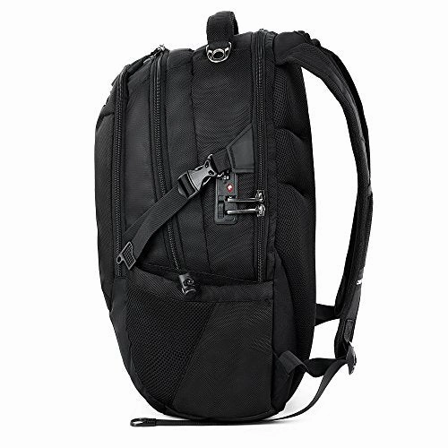 Crossgear Backpack With Lock Business Casual Large College School Daypack Laptops And Tablets Bag