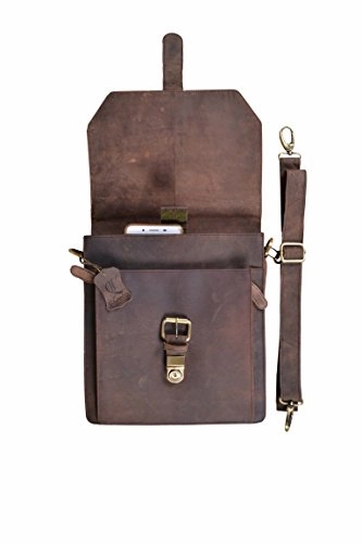 Cuero Leather Messenger Satchel Laptop Messenger Bag Leather Briefcase Shoulder Men's Bag Leather