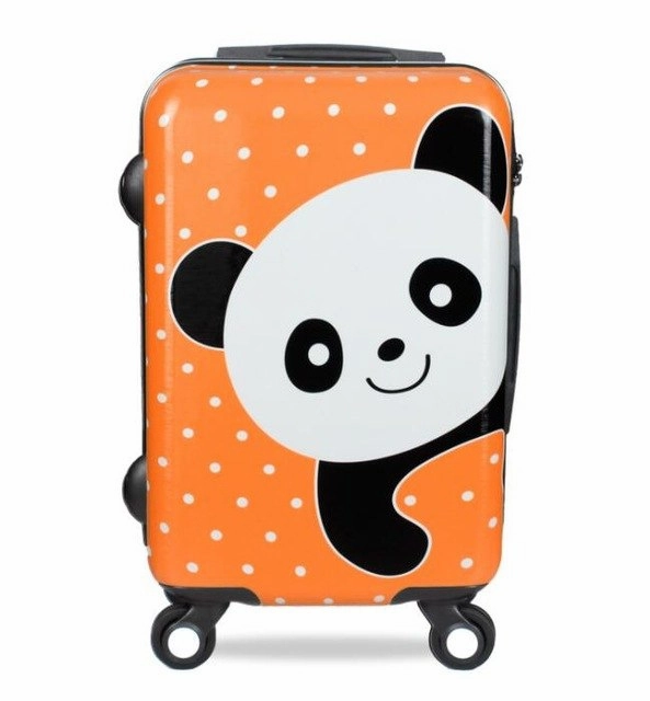 Cute Panda Travel Suitcase,Abs Pc Carry-Ons Trolley Case, 24"Rolling Luggage,20"Inch Boarding