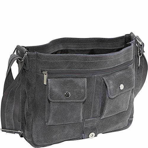 David King & Co. North South Laptop Messenger, Tan, One Size