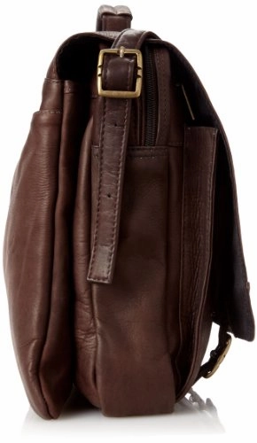 David King & Co. Porthole Brief With Inside Organizer, Cafe, One Size